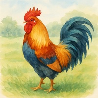 Gallo doméstico de granja